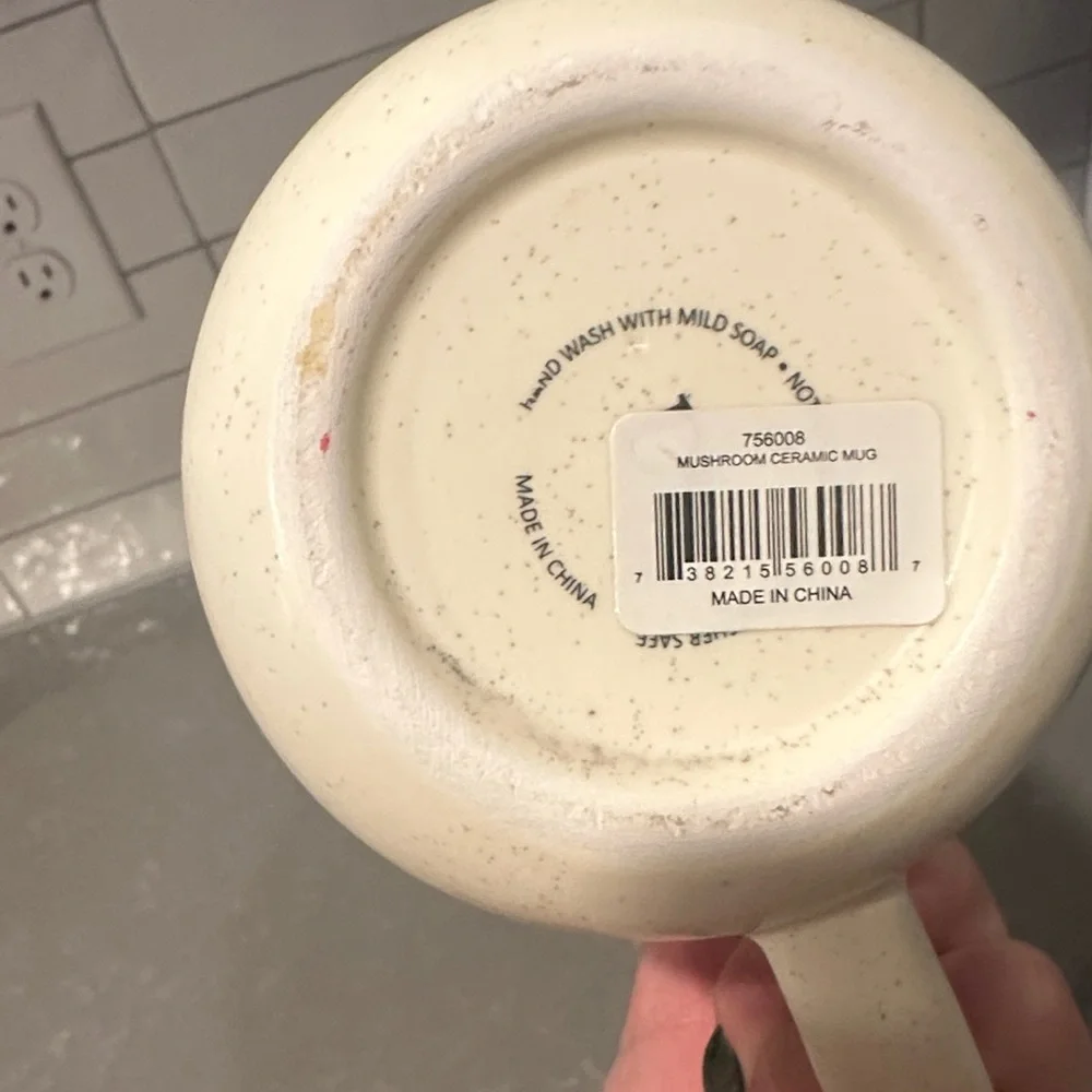 Mushroom Shaped Mug with Red Cap - Picture 3 of 4